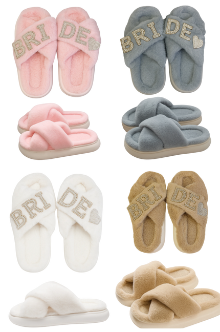 Custom Name Fluffy Slippers