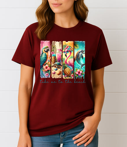 Take Me to the Beach Graphic T-Shirt