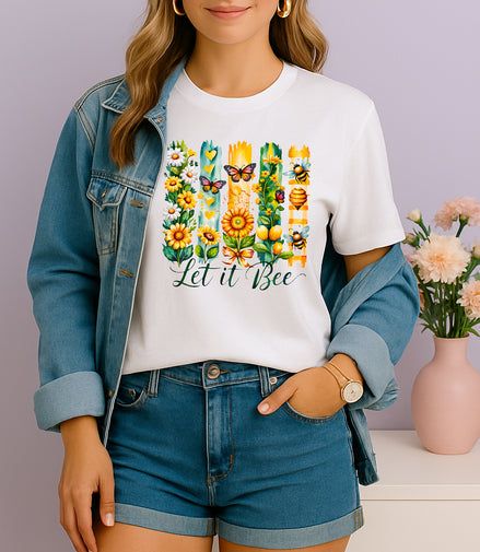 Let It Bee Floral Tee